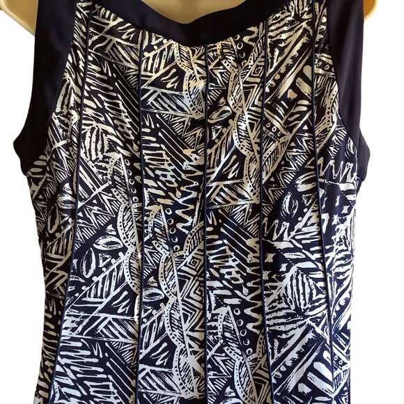 EUC Perceptions Sleeveless Dress Size: 14 - Picture 3 of 6